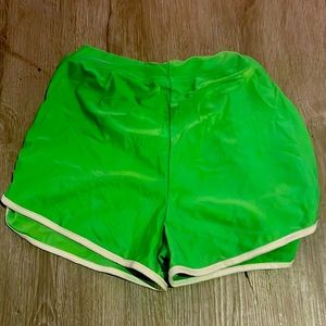 Neon green Shorty shorts